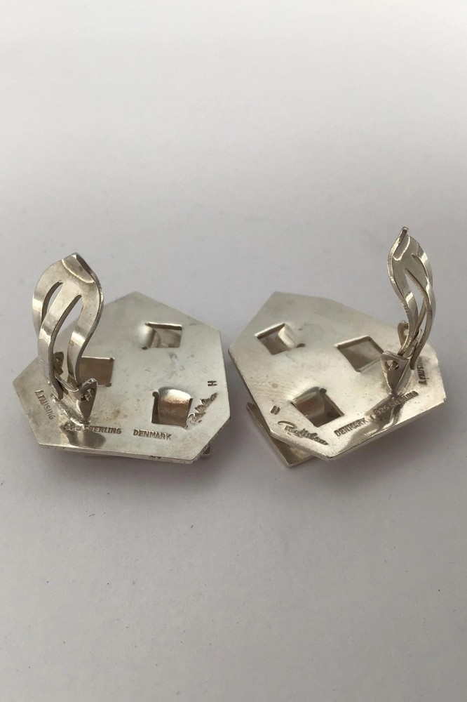 Aage Fausing / Rey Urban Sterling Silver Modern Earrings