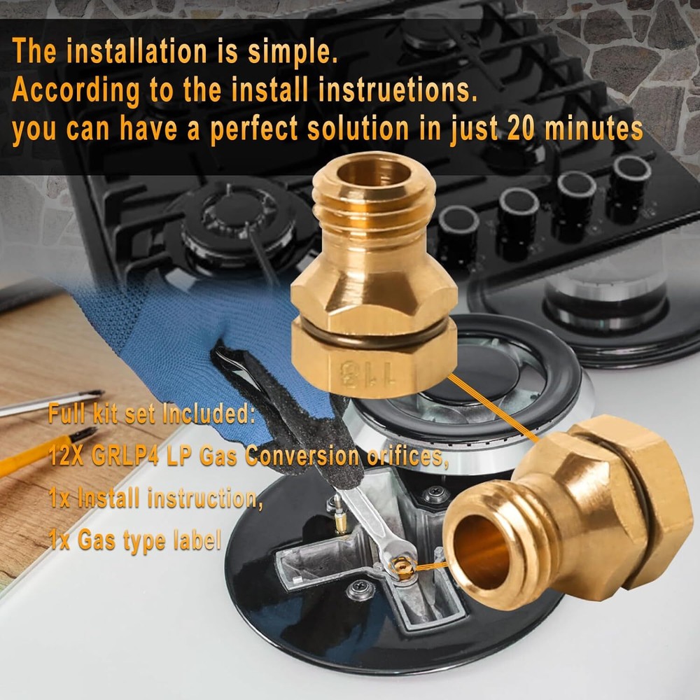 GRLP4 for Electrolux Frigidaire Gas Range LP Conversion Kit