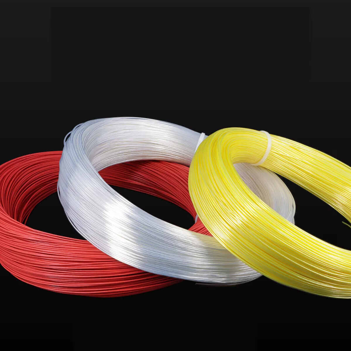 Single Core Wire PTFE FEP Silver Plated Copper Cable 30AWG / 28AWG / 26AWG~20AWG