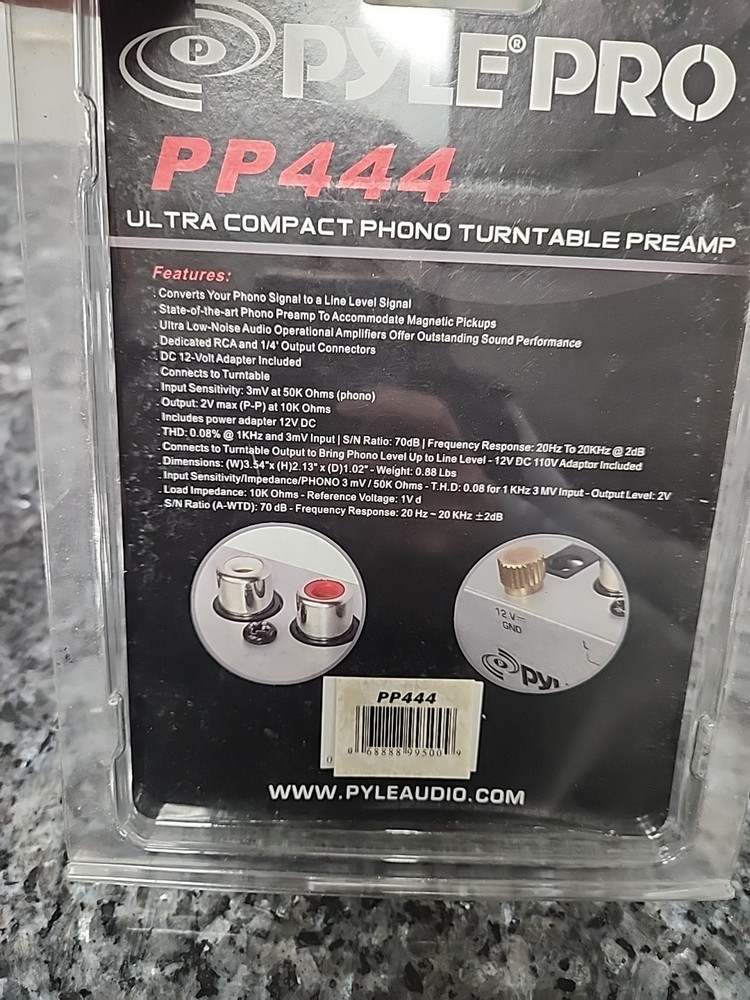NEW Pyle Pro PP444 Compact Phono Turntable