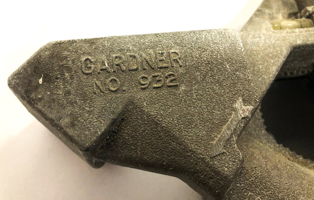 Gardner 3/4x1 Inch Thinwall Rigid Conduit Pipe Bender 932 USED