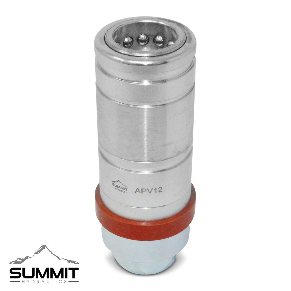 Hydraulic Ag Female Coupler Push Pull Connect Under Pressure #8 SAE Thread