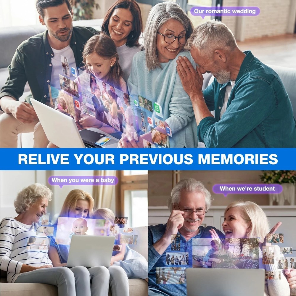 Floppy Disk Reader, 3.5 inch 1.44mb External USB Type A/C Inch, Blackb