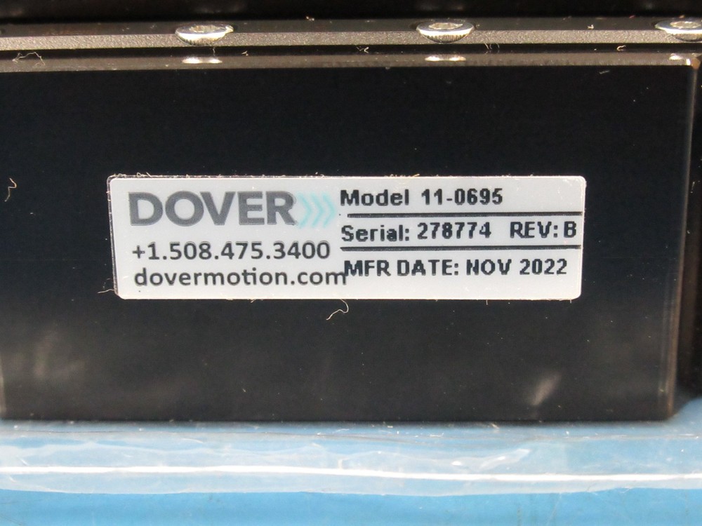 Dover Motion Stage Model 11-0695 Rev. B