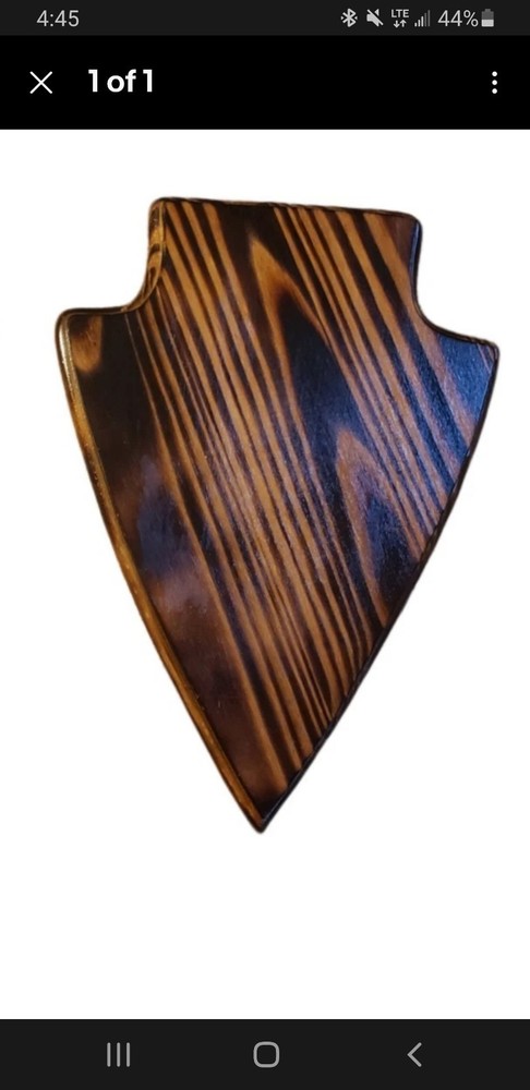 deer antler mounting plaque Burnt Pine Arrowhead Walnut