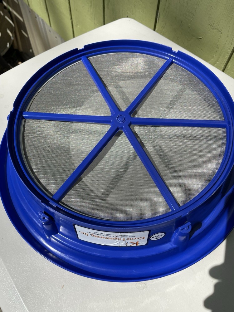 Keene Engineering Gold Classifier Sifting Prospecting Pan 50 Mesh Screen RARE!