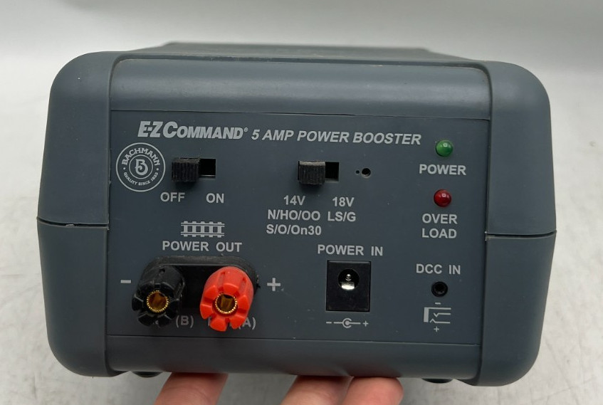 Bachmann E-Z Command 5 AMP Power Booster 44910 Train Power Station *Untested*