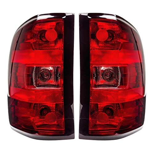 Tail Light Assembly Replacement for 2007 Black/for 2007-2013 Silverado 1500