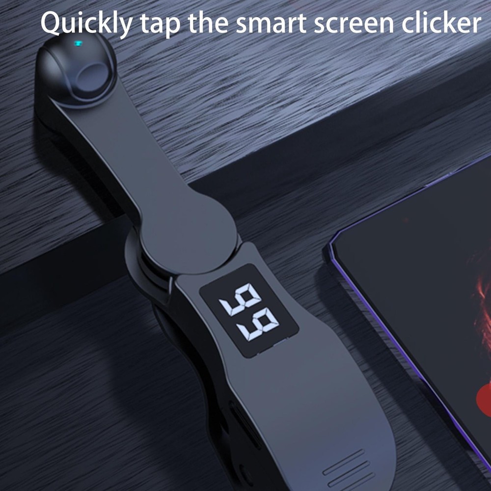 Auto Screen Clicker Click Cell Phone Screen Tapper Simulated Finger Click BLACK