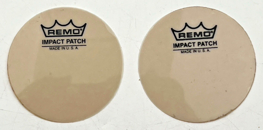 (10) REMO & EVANS FALAM SLAM & IMPACT PATCH 2.5" & DOUBLE DRUM PATCH