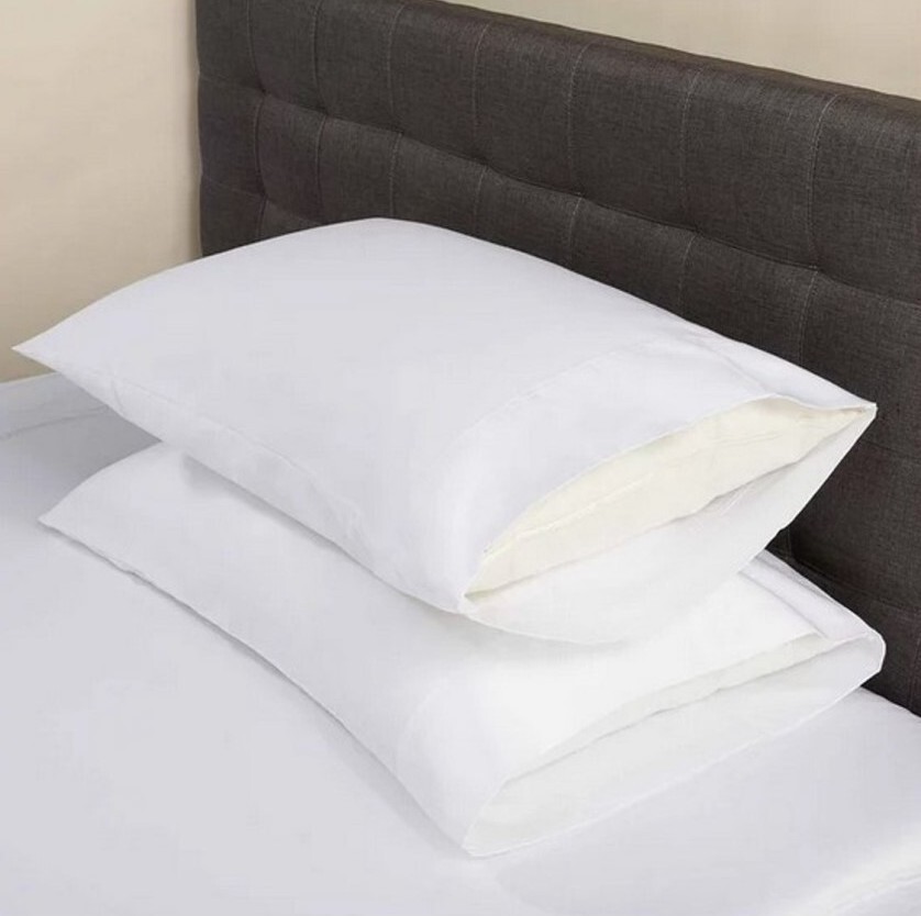 2 Pack -Pillowcase Set Better Homes & Garden 300 TC Solid White Cotton