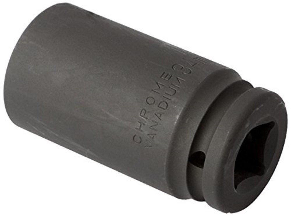 Impact Socket, Deep Wall, 1/2" x 34 mm New