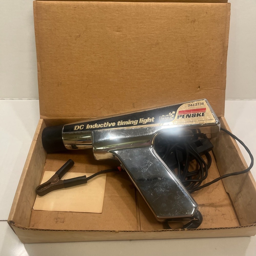 Sears Penske DC Inductive Timing Light 244.2138 in Storage Case