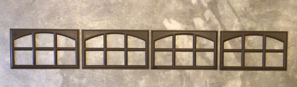 9 Amarr Cascade Replacement Panels for Amarr Short Panel Garage Doors Dark Brown