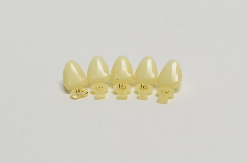 DENTAL POLYCARBONATE TEMPORARY CROWNS #16 (ULC) UPPER LEFT CENTRAL 5/PACK