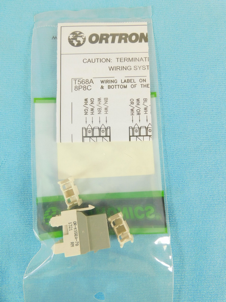 Cat5e Keystone Jack Ortronics Keystone, TechChoice, OR-KS5EA-78 - Gray