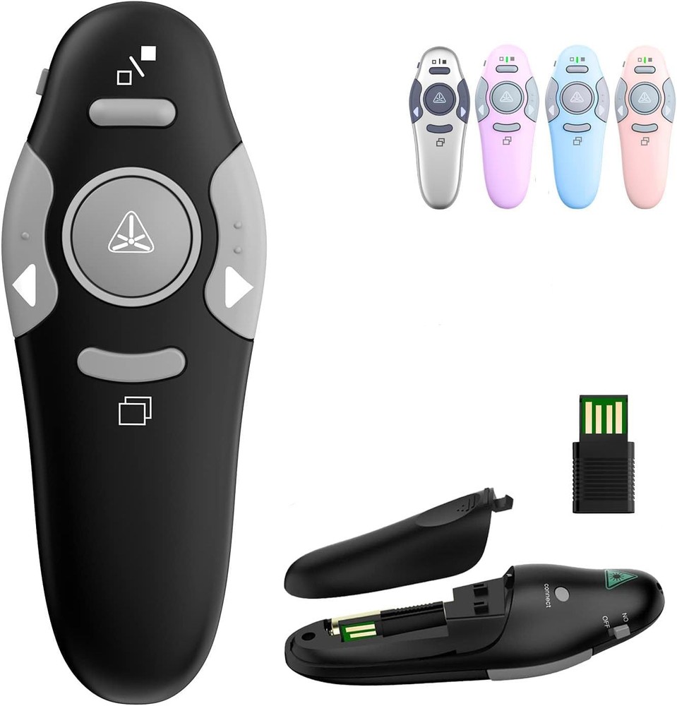 QUI Presentation Clicker Wireless Presenter Remote USB