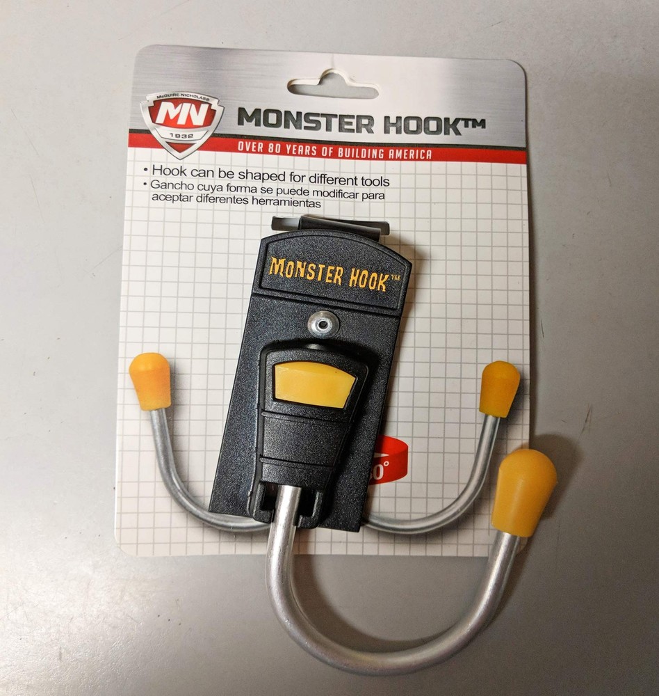 93333 Single Monster Hook, Yellow, Black