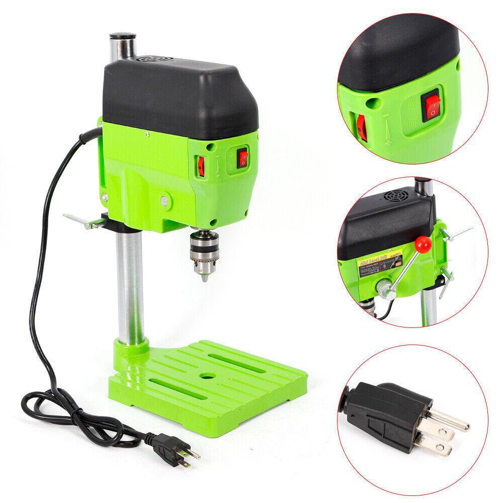 480W High Speed Portable Mini-Bench Drill Press Stand Precision Drilling Machine