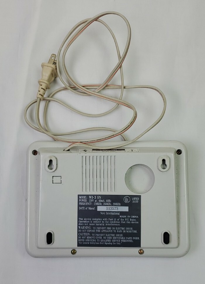 *1* Novi Wireless Intercom 3 Channel A B C Intercom Model WI-3