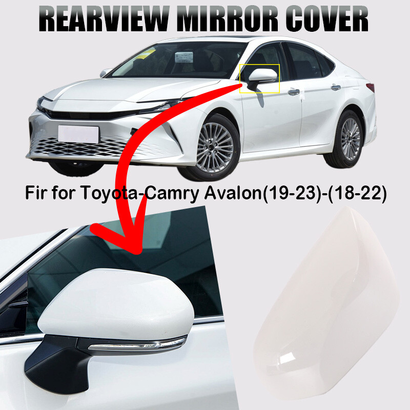 FOR 2018~2023 CAMRY WHITE LEFT DRIVER SIDE MIRROR COVER CAP REPLACEMENT ~