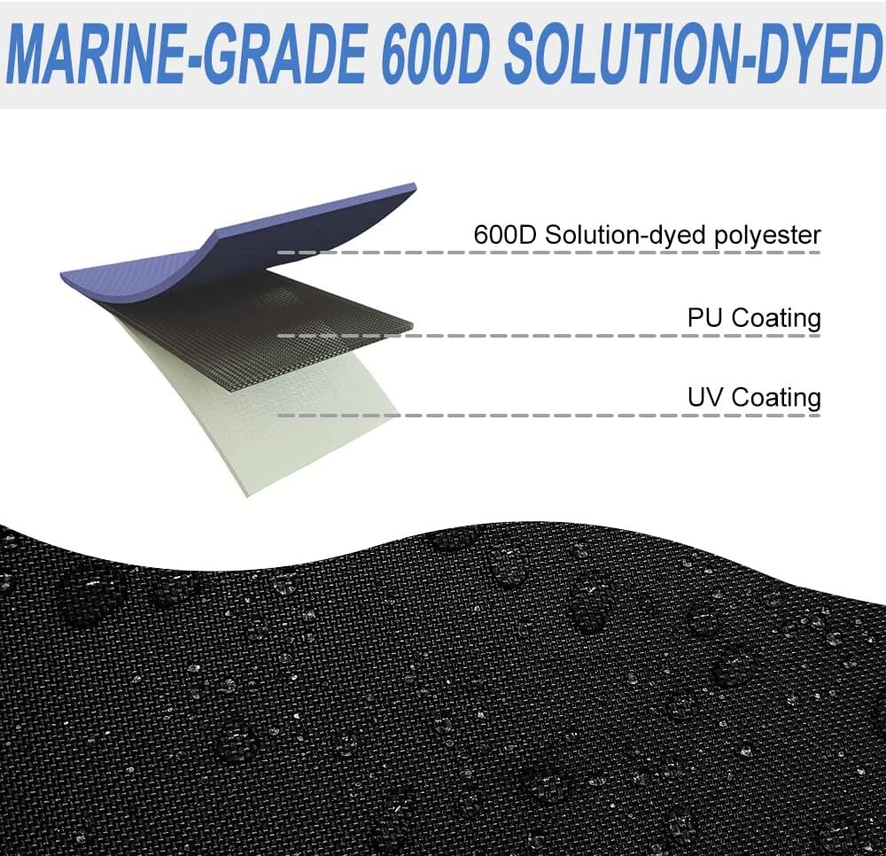 Heavy duty Boat Full Outboard Motor Engine Storage Canvas Cover