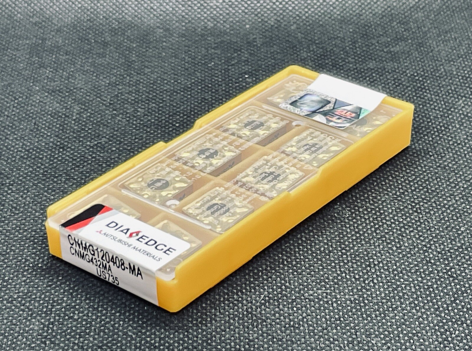MITSUBISHI DIAEDGE CNMG432MA / CNMG120408-MA US735 Carbide Inserts 10 PCS