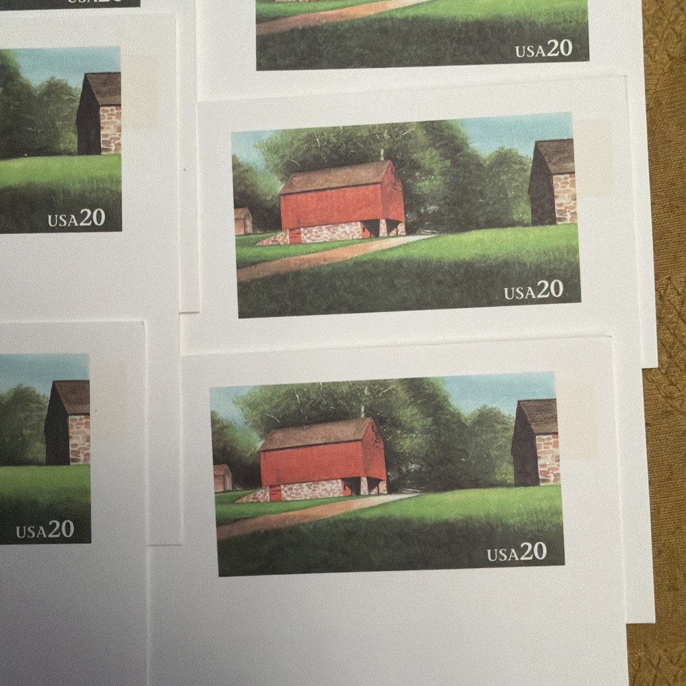 15 "Red Barn" 20 CENT 1995 postcards