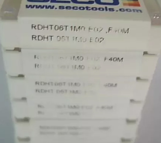 Original Carbide Inserts 10 Tablets RDHT06T1MO-E02 F40M