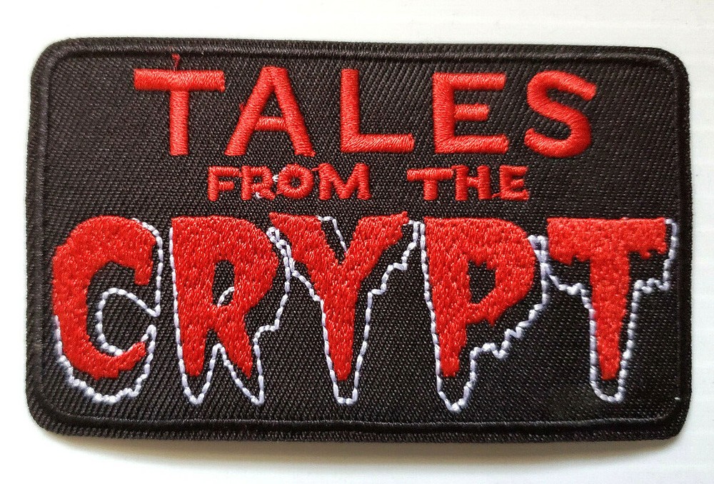 Tales from the Crypt  3.75" Ttitle Logo Embroidered Patch- Mailed from USA