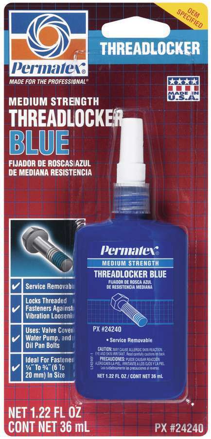 Permaxtex Blue Threadlocker 36ml Bottle