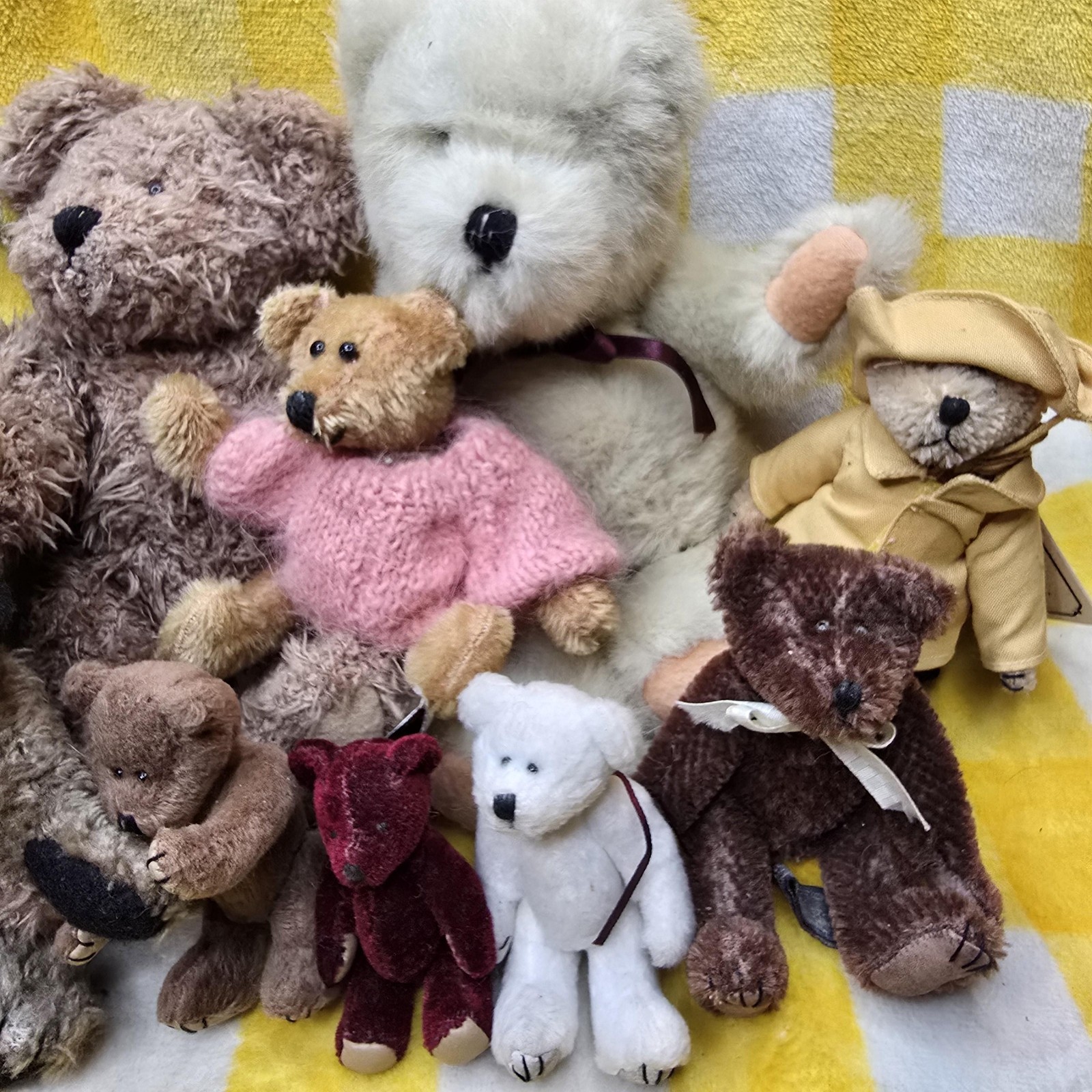 Mixed Boyds Teddy Bear Plush Lot Mini Small Medium Dressed Outfits Assorted