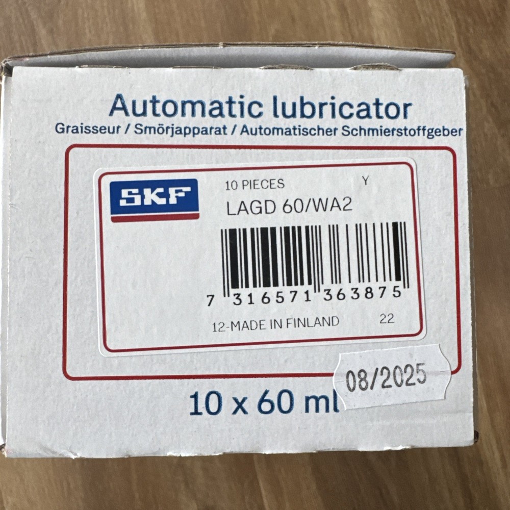 SKF LAGD 60/WA2 - Automatic Lubricator, 60 ml, Multi-Purpose EP Type Grease