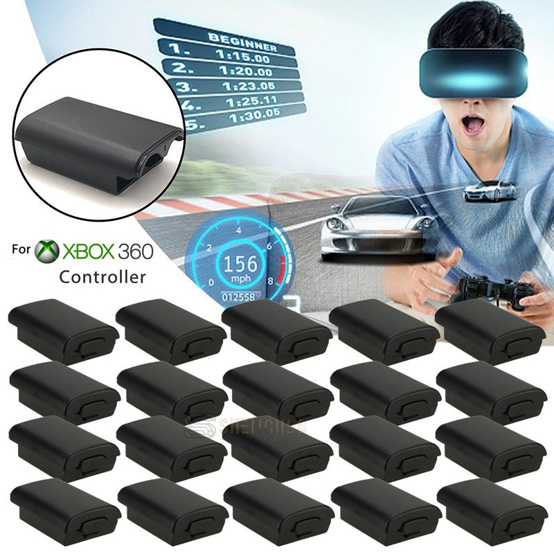 10-Pack AA Battery Back Cover Case Shell Pack For Xbox 360 Wireless Controller