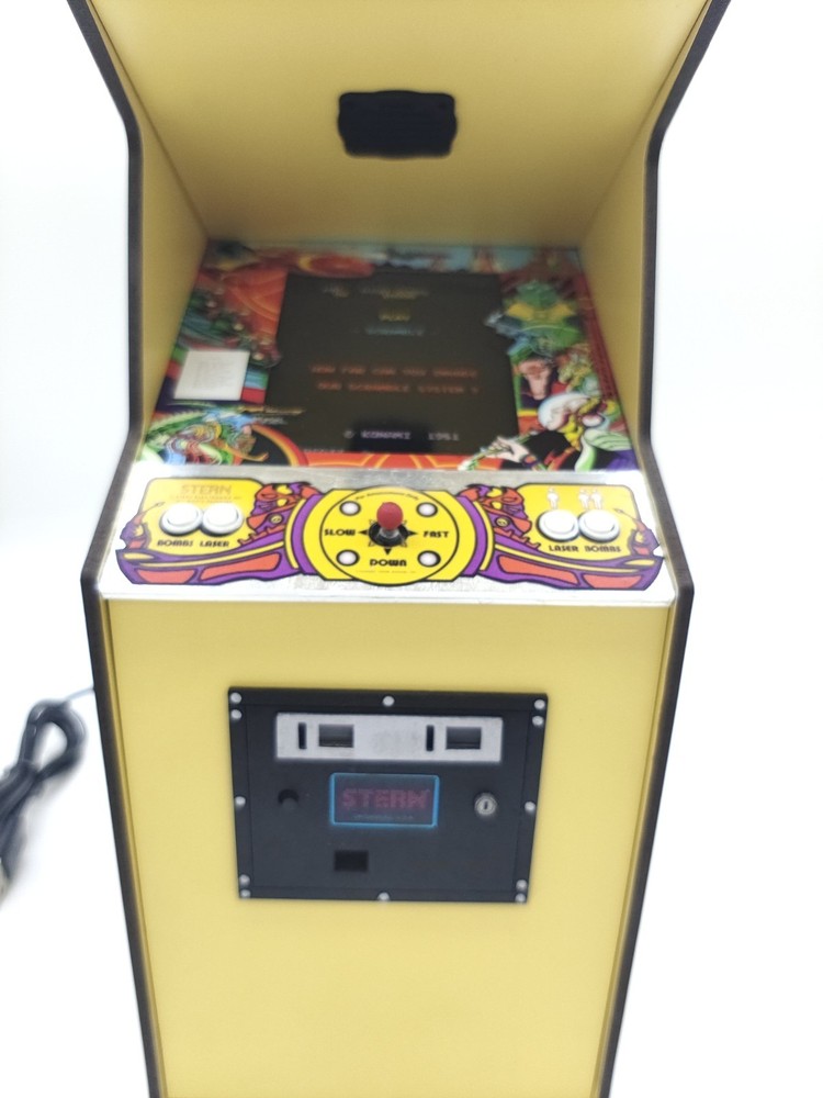 Scramble, 1/6 scale mini working arcade cabinet.