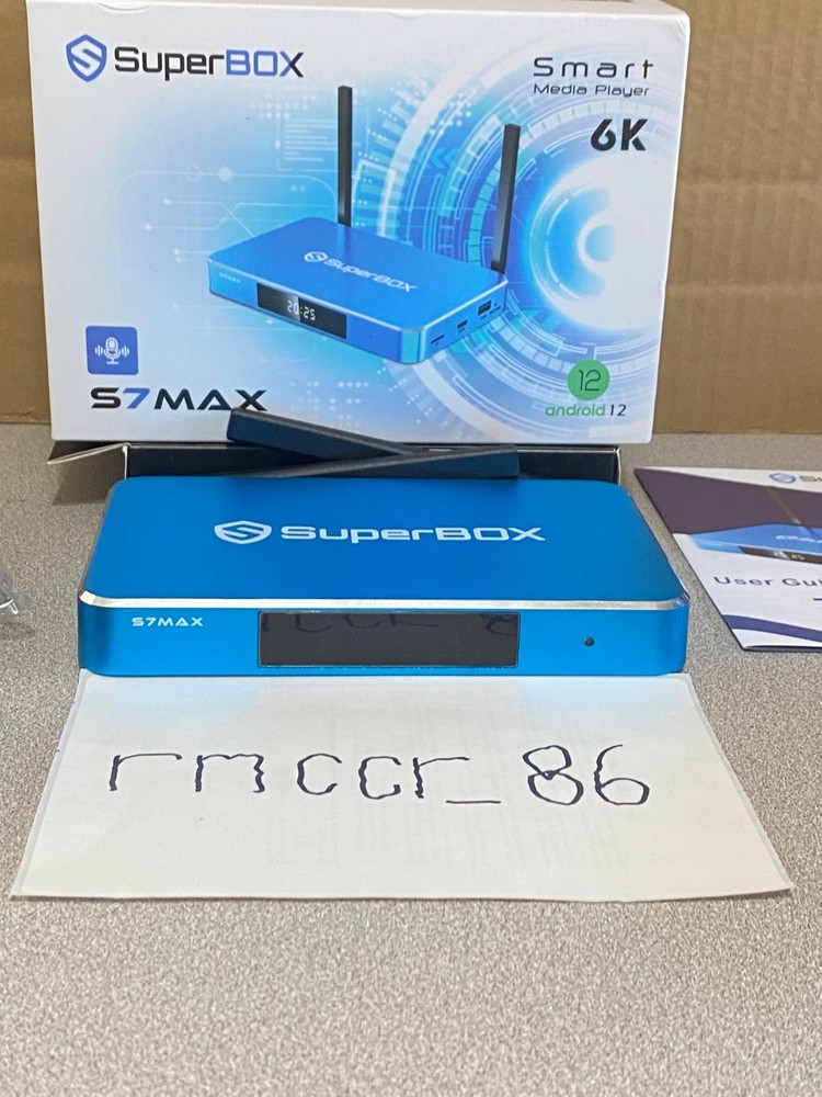New SuperBOX S7 Max - 7 Day Time Shift Android Streaming - Same Day Sipping