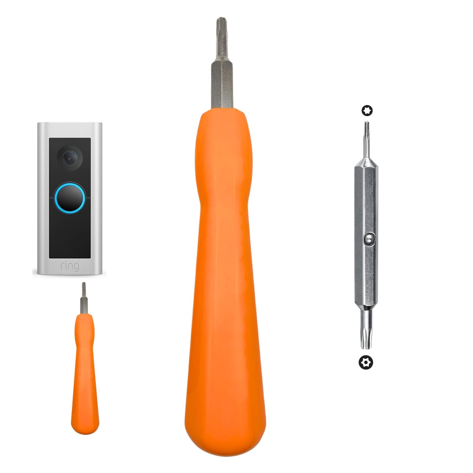 Ring Doorbell Screwdriver Tool Kit T6 & T15 for Orange