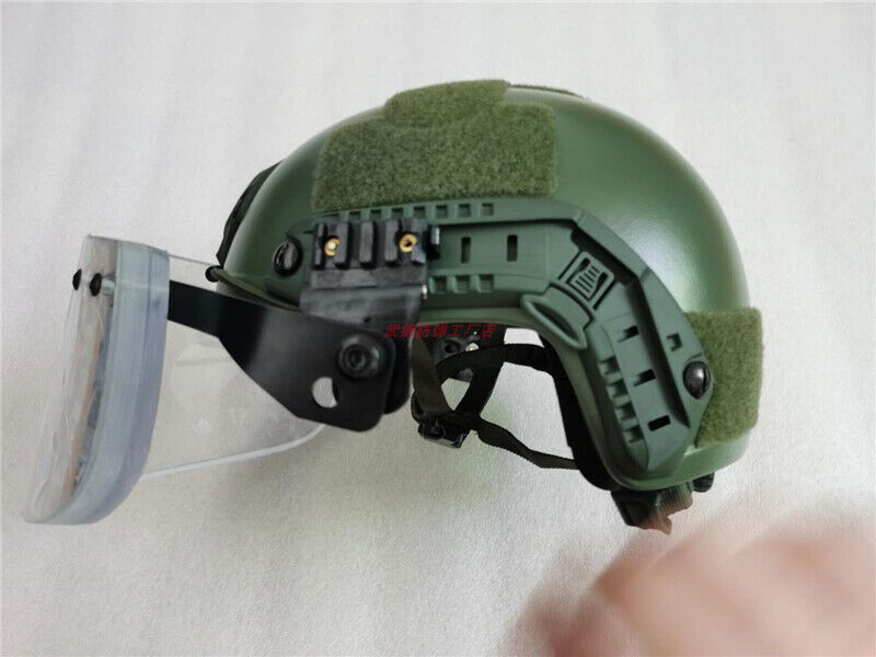 Fast MICH Helmet Bulletproof Face Shield NIJ IIIA Ballistic Mask Visor US Stock