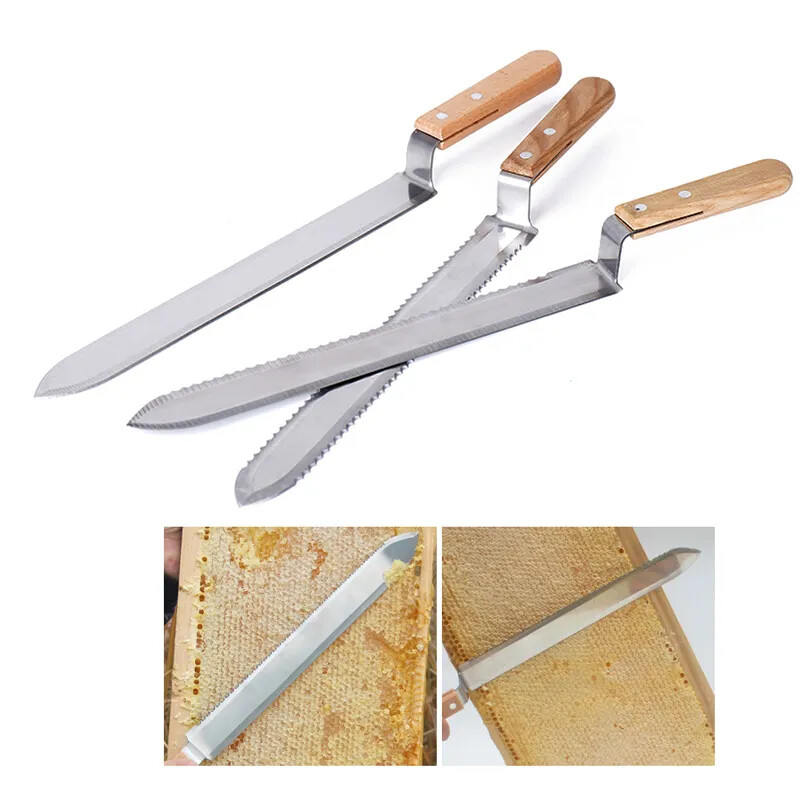 40cm Blade Honey Knife Beehive Beekeeping Scraper Uncapping Stainless Steel