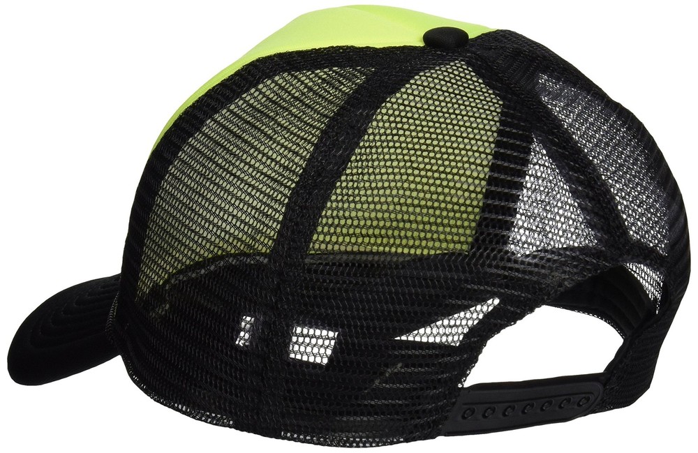 DECKY Two Tone Neon Trucker Cap Yellow