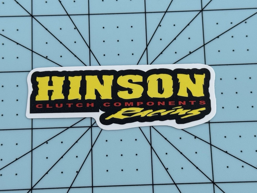 HINSON RACING DECALS STICKER