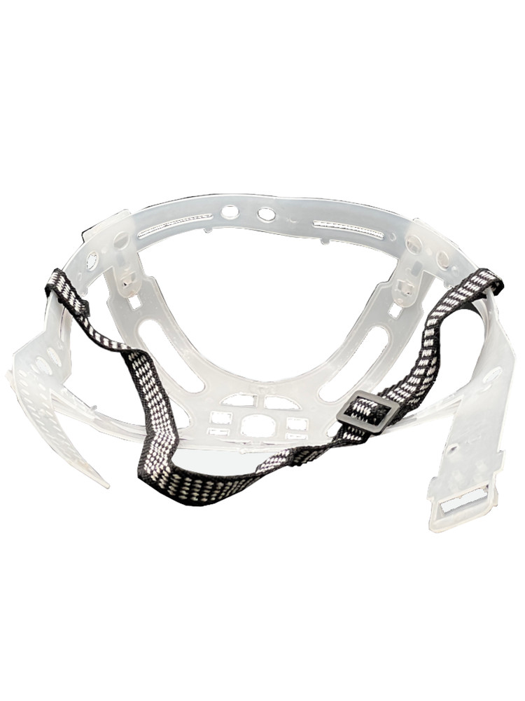 Red V-Shape Construction Helmet With Adjustable Headband Costume Accessory