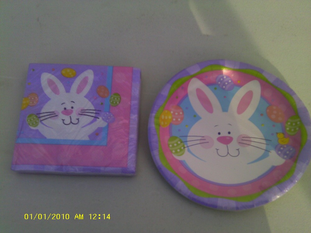Egg Toss easter Napkins & Plates ( CeleBRations )