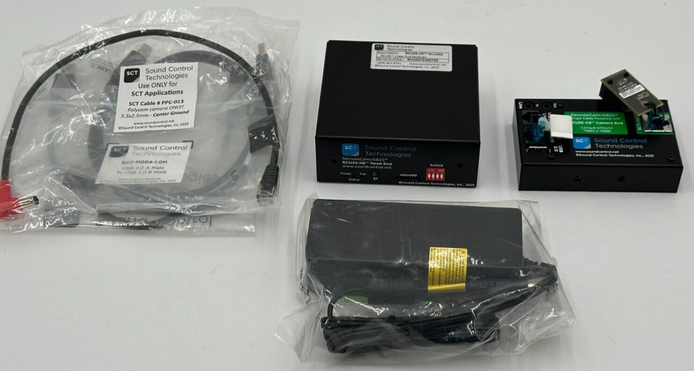 SOUND CONTROL TECHNOLOGIES RCU2S-HE REMOTE CAM USB2S HEAD & CAMERA END (mcF92)