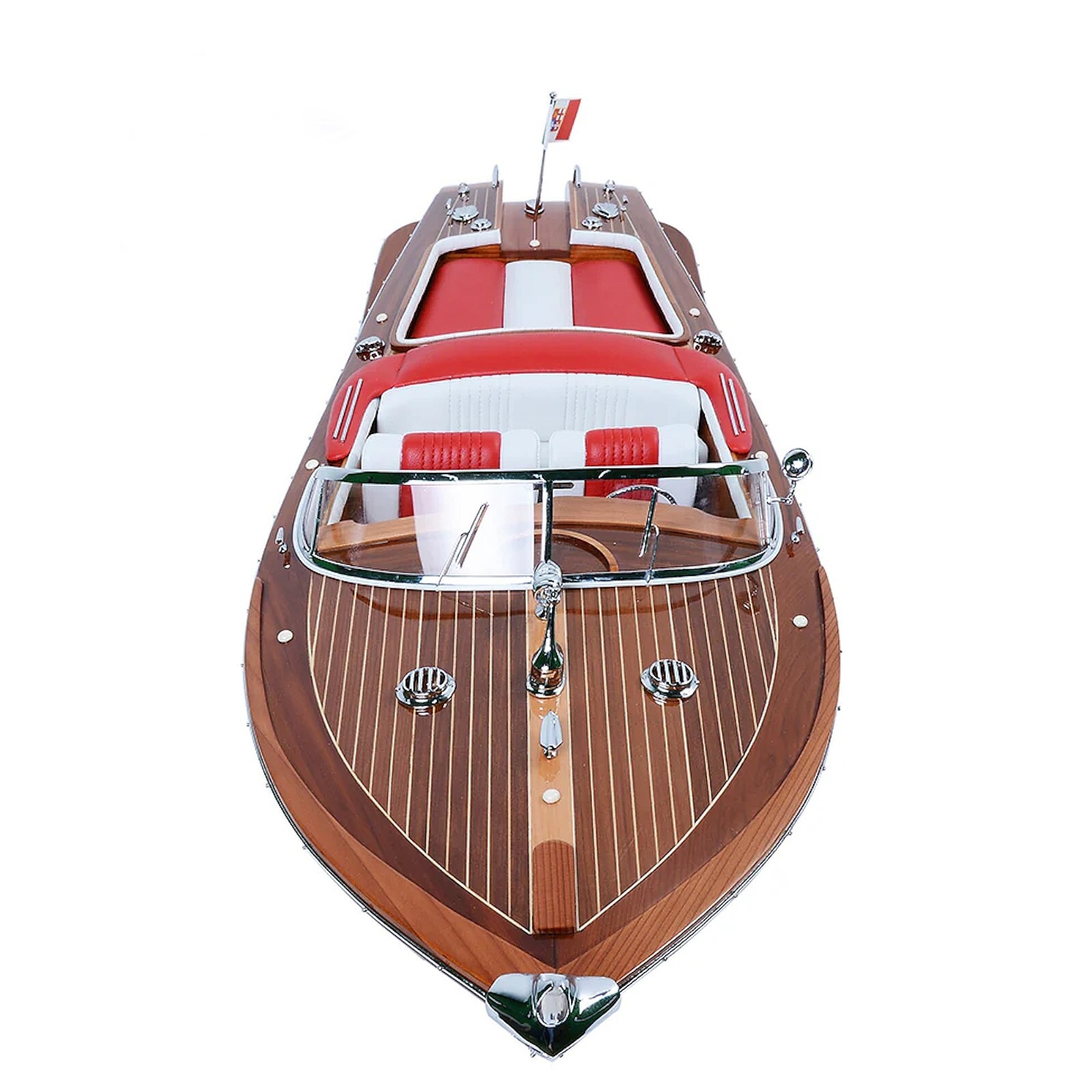 Custom Made Riva Aquarama Model Boat - Handmade Exclusive Edition 35" Speedbot