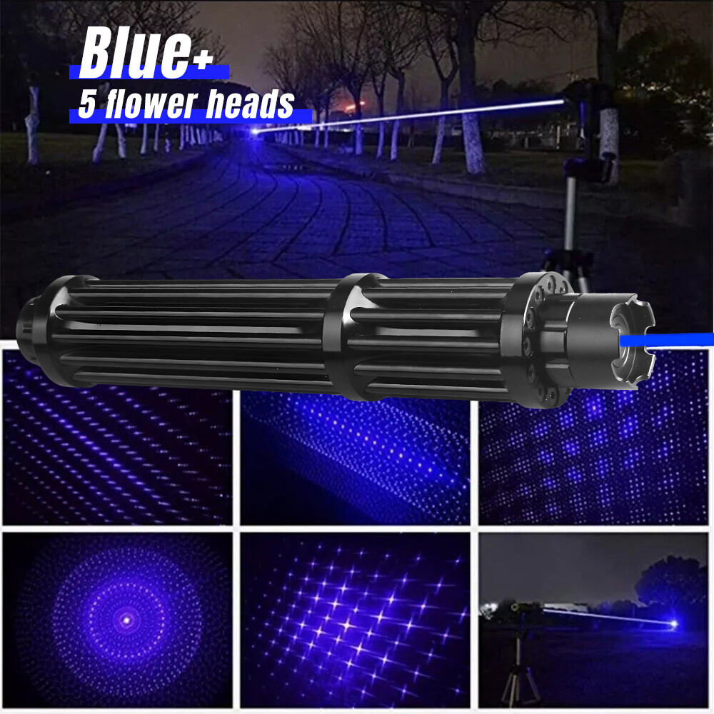 Most Powerful Focus High Power Blue Laser Pointer Lazer Burning Laser Pointer US