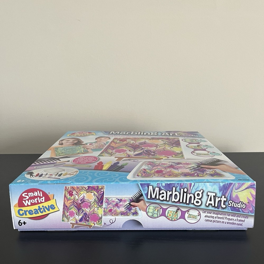 Small World Creative Marbling Art Studio Kit - New Open Box