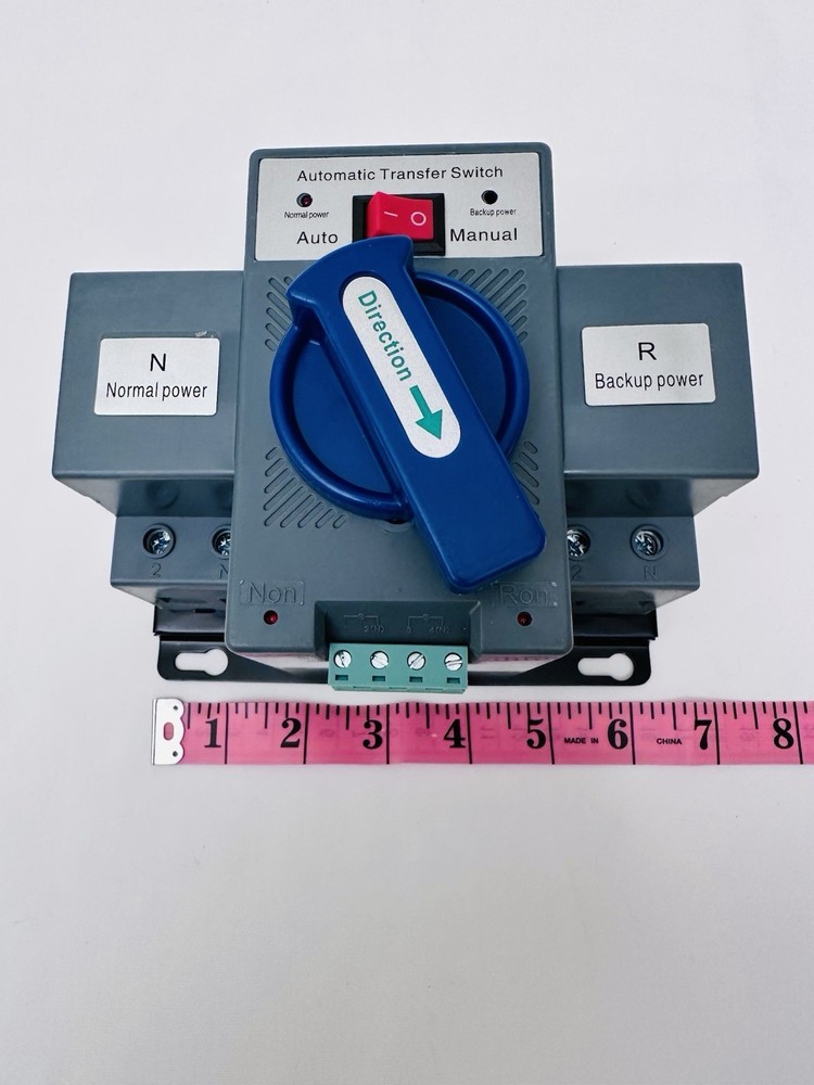 Double Power Source Automatic Transfer Switch Q2 Series 63 Amp 2 Pole