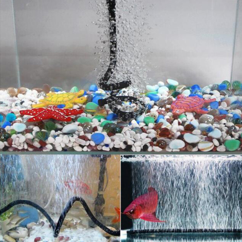 Air Curtain Bubble Wall Diffuser Aerator for Aquarium Fish Tank Air Pump Top New