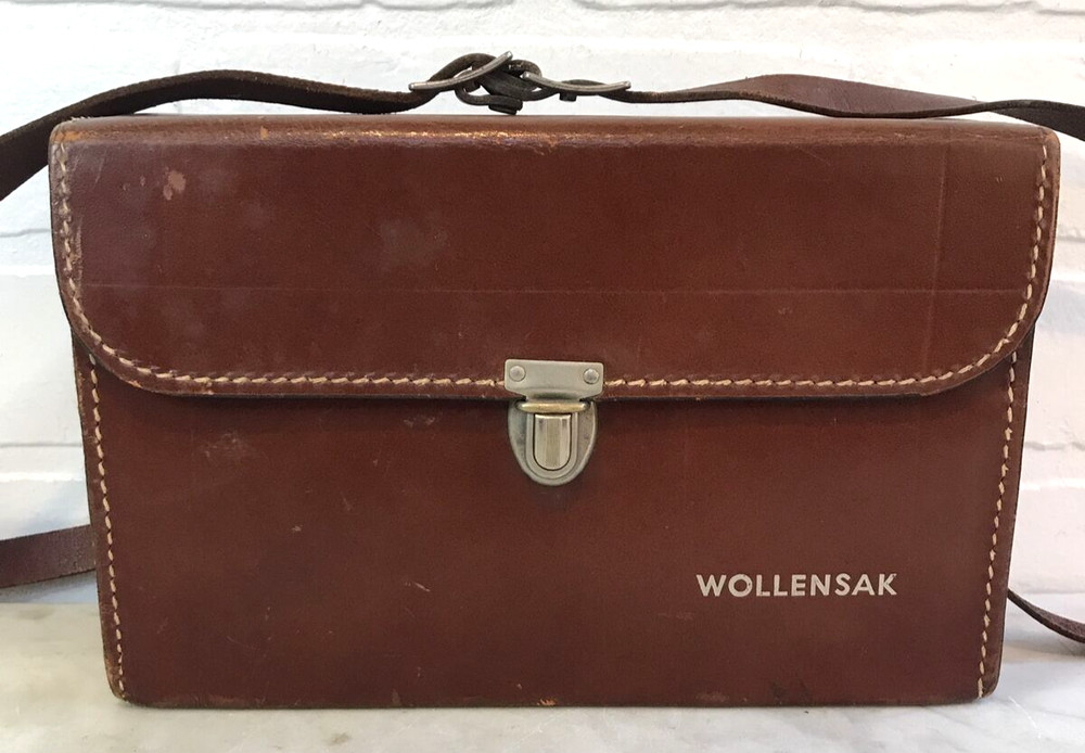 VINTAGE CAMERA Wollensak Leather Case